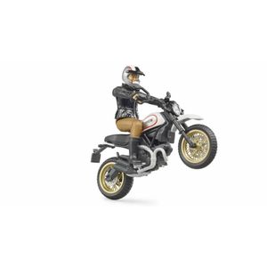 Bruder motor met bestuurder - Scrambler Ducati Desert Sled 1:16