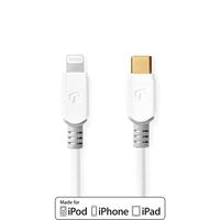 Nedis Lightning Kabel | Apple Lightning 8- Pins naar USB-C Male | 2 m | Wit | 1 stuks - CCBW39650WT20 CCBW39650WT20