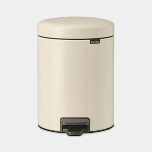 Brabantia NewIcon pedaalemmer 5 liter met kunststof binnenemmer - Soft Beige