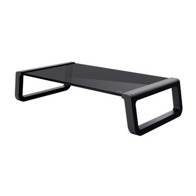 Trust Monta Monitorstandaard van gehard glas Desktop accessoire Zwart