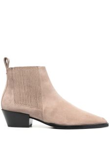 Aeyde bottines Bea 40 mm en daim - Gris