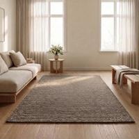 Wollen Vloerkleed Francois - Beige 280x190cm - Wol - Dekbed-Discounter.nl