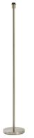Light & Living Vloerlamp 'Washington' 149cm, kleur Nikkel Satin (excl. kap)