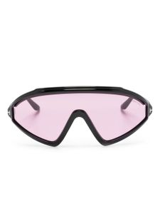 TOM FORD Eyewear lunettes de soleil Lorna à monture oversize - Noir