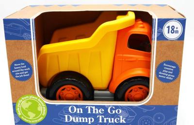 Playgo biobased kiepwagen geel