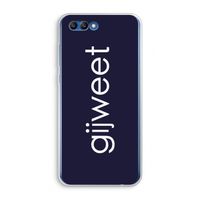 Gijweet: Honor 10 Transparant Hoesje