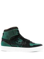 Philipp Plein baskets montantes Strass - Noir