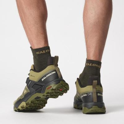 Salomon X Ultra 4 Gore-Tex Lage Wandelschoen Heren Slate Green/Olive Night/Black 11,5