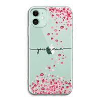 Hartjes en kusjes: iPhone 11 Transparant Hoesje