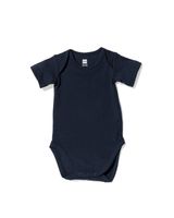 HEMA Romper Organic Katoen Stretch Donkerblauw (donkerblauw) - thumbnail