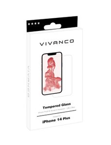 Vivanco 2D Screenprotector (glas) Geschikt voor: Apple iPhone 14 Plus 1 stuk(s)