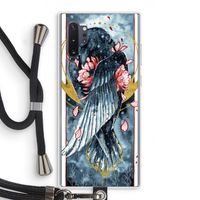 Golden Raven: Samsung Galaxy Note 10 Plus Transparant Hoesje met koord