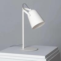 Bureaulamp wit met E14 fitting stekker en schakelaar &apos;Suzanne&apos;