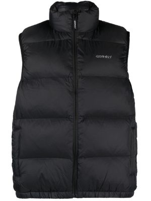 Gramicci gilet matelassé à logo brodé - Noir