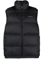 Gramicci gilet matelassé à logo brodé - Noir
