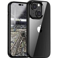 JT Berlin Pankow Hybrid Backcover Apple iPhone 14 Zwart, Transparant Stootbestendig, Inductieve lading JT Berlin Pankow Hybrid Backcover Apple iPhone 14 Zwart, Transparant Stootbestendig, Inductieve lading