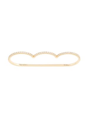 ALINKA 18kt yellow gold CLOUD SUPERFINE diamond ring - Or