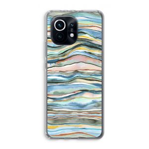 Watercolor Agate: Xiaomi Mi 11 Transparant Hoesje