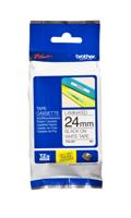 Brother TZE-251 labelprinter-tape Zwart op wit