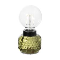Mini tafellamp - groen - ø8x17 cm Mini tafellamp - groen - ø8x17 cm