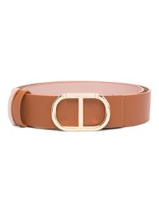 TWINSET ceinture réversible à boucle en T - Marron