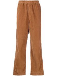 Stüssy pantalon Wide Wale Beach en velours côtelé - Marron