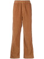 Stüssy pantalon Wide Wale Beach en velours côtelé - Marron