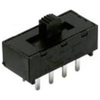 C & K Switches L202021MS02QE Slide Switch L Series Schuifschakelaar 125 V/AC, 28 V/DC 4 A 2x aan/aan 1 stuk(s) Bulk