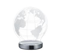 TRIO GLOBE tafellamp SMD-ledmodule 7 W Chroom, Transparant - thumbnail