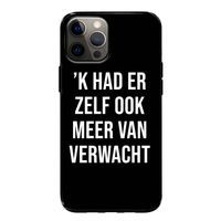 Meer verwacht - Zwart: iPhone 12 Tough Case