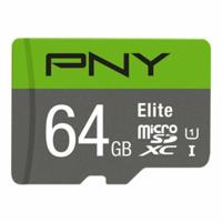Micro SD kaart met adapter PNY P-SDUX64U185GW-GE 64 GB