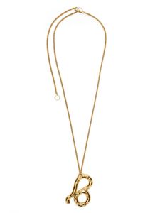 Jil Sander zodiac-sign pendant necklace - Or