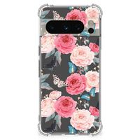 Google Pixel 8 Pro Case Butterfly Roses