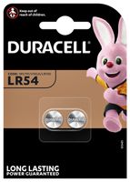 Batterij Duracell knoopcel 2xLR54 alkaline ÃƒËœ11,6mm 2 stuks - thumbnail