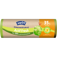 Swirl Vuilniszakken met Actifresh 35 liter 9 stuks bij Jumbo