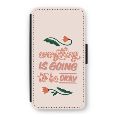 Optimistic flower girl: iPhone 11 Pro Flip Hoesje