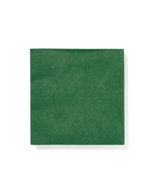 HEMA Papieren Servetten 24x24 Groen - 20 Stuks (groen)