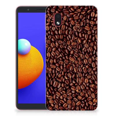 Samsung Galaxy A01 Core | Siliconen Case | Koffiebonen