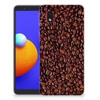 Samsung Galaxy A01 Core | Siliconen Case | Koffiebonen