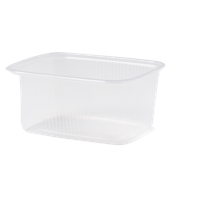 Bak | PP | 250ml | saladebak | 82x50mm | transparant | 1000 stuks