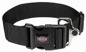 TRIXIE HALSBAND HOND PREMIUM ZWART 40-60X5 CM