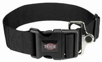 TRIXIE HALSBAND HOND PREMIUM ZWART 40-60X5 CM - thumbnail