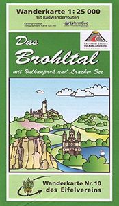 Wandelkaart 10 Brohltal - Eifel | Eifelverein