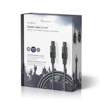 Nedis Speaker-Kabel | 48 x 0.2 mm | 10 m | Donkergrijs | 1 stuks - COTG16000GY100 COTG16000GY100 - thumbnail