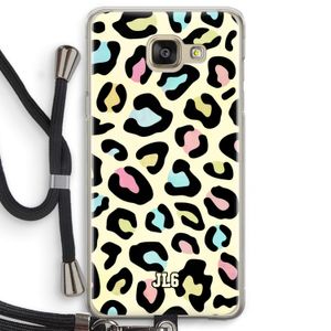 Leopard pattern: Samsung Galaxy A5 (2016) Transparant Hoesje met koord