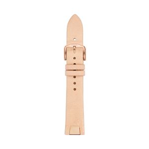 Horlogeband Fossil S181285 Leder Roze 18mm