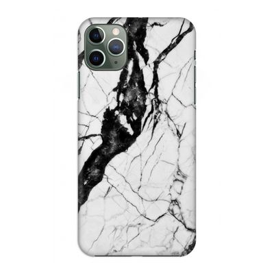 Witte marmer 2: Volledig geprint iPhone 11 Pro Max Hoesje