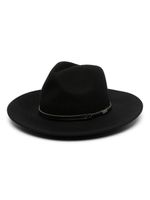 Barbour chapeau à détail tressé - Noir