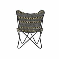 Armstoel DKD Home Decor Geel Wit Zwart Multicolour Ijzer 74 x 65 x 90 cm