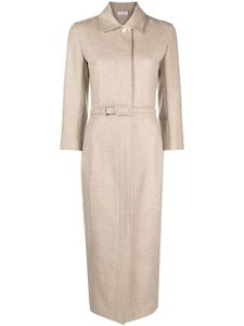 Thom Browne robe crayon à taille ceinturée - Tons neutres